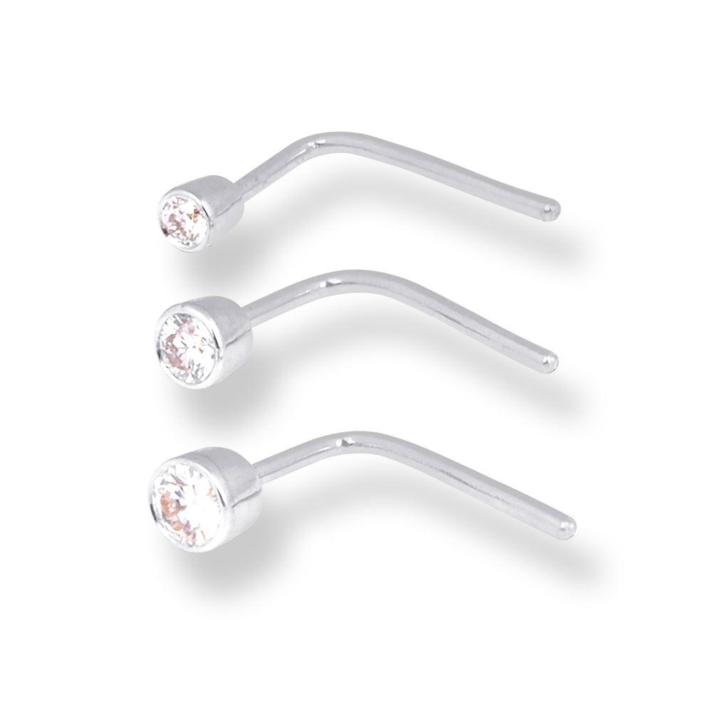 Diamond nose stud l shaped store