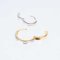 18ct Gold Diamond Nose Ring MCS3326 MCS3328 - Minar Jewellers