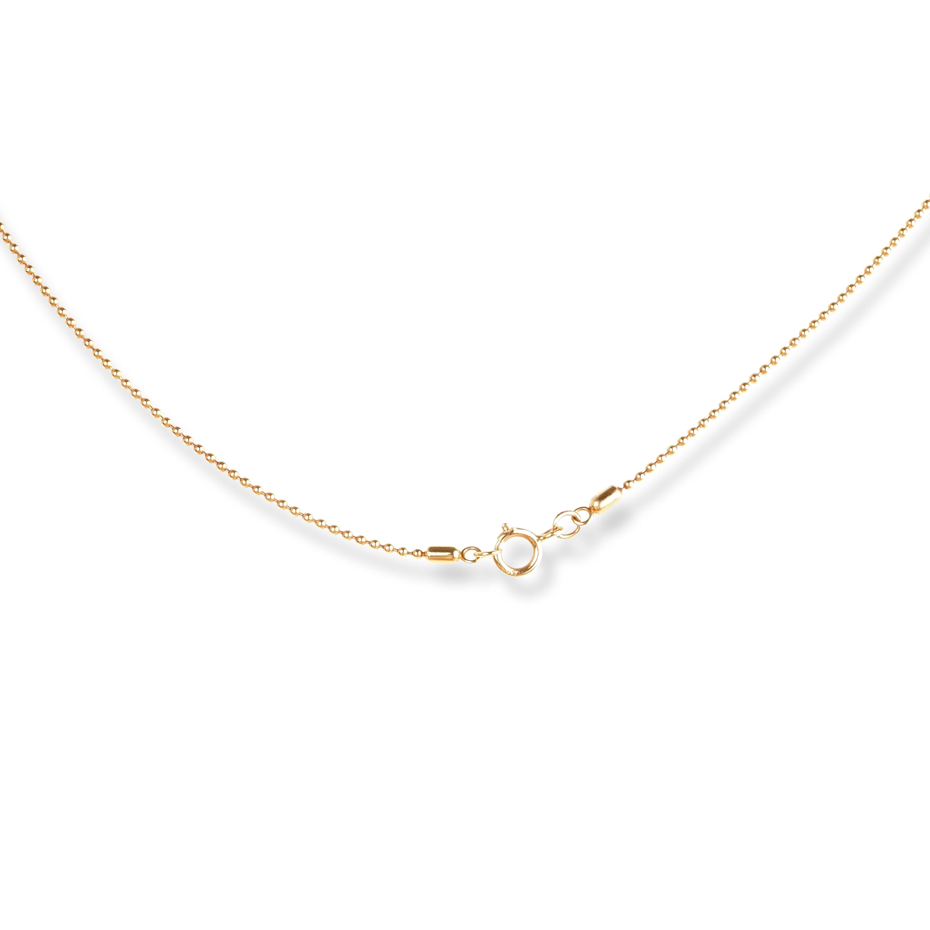 Simple white 2025 gold chain