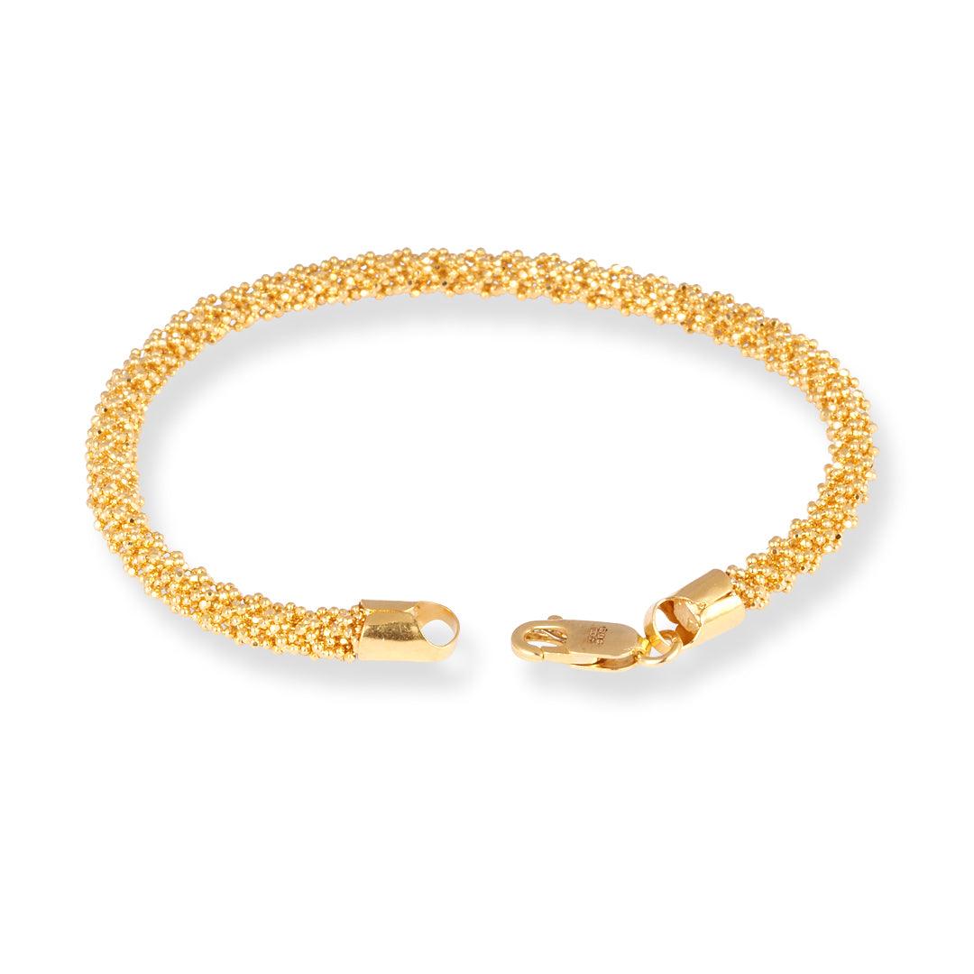 22ct Gold Bracelet with Lobster Clasp LBR-8566 - Minar Jewellers