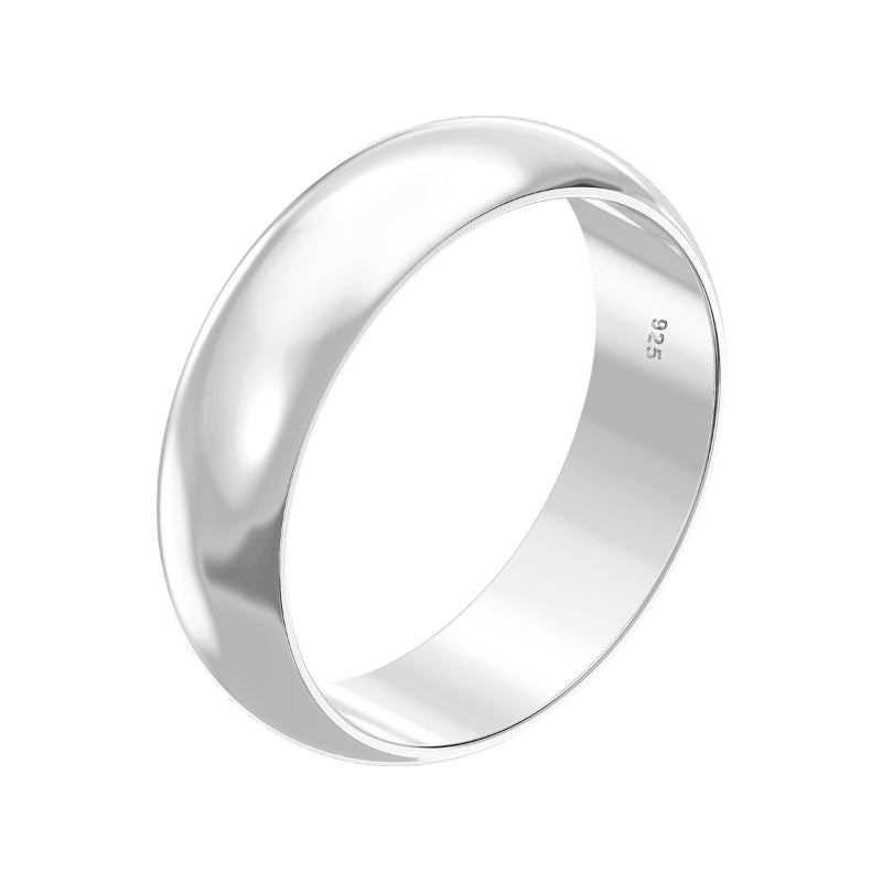 Sterling Silver Wedding Band