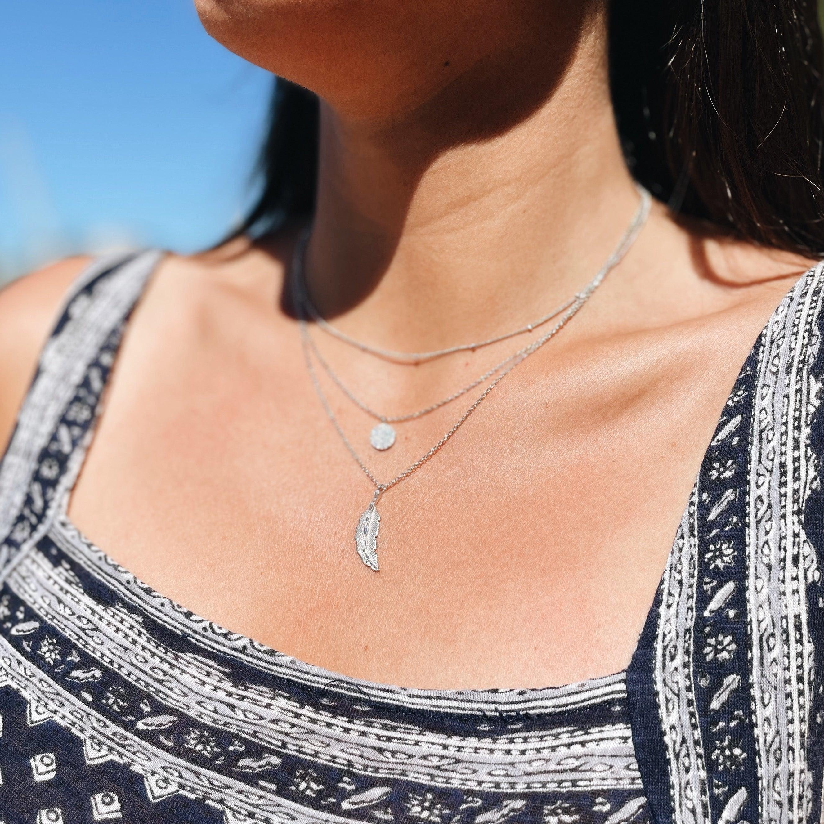 Three tier necklace pendant hotsell