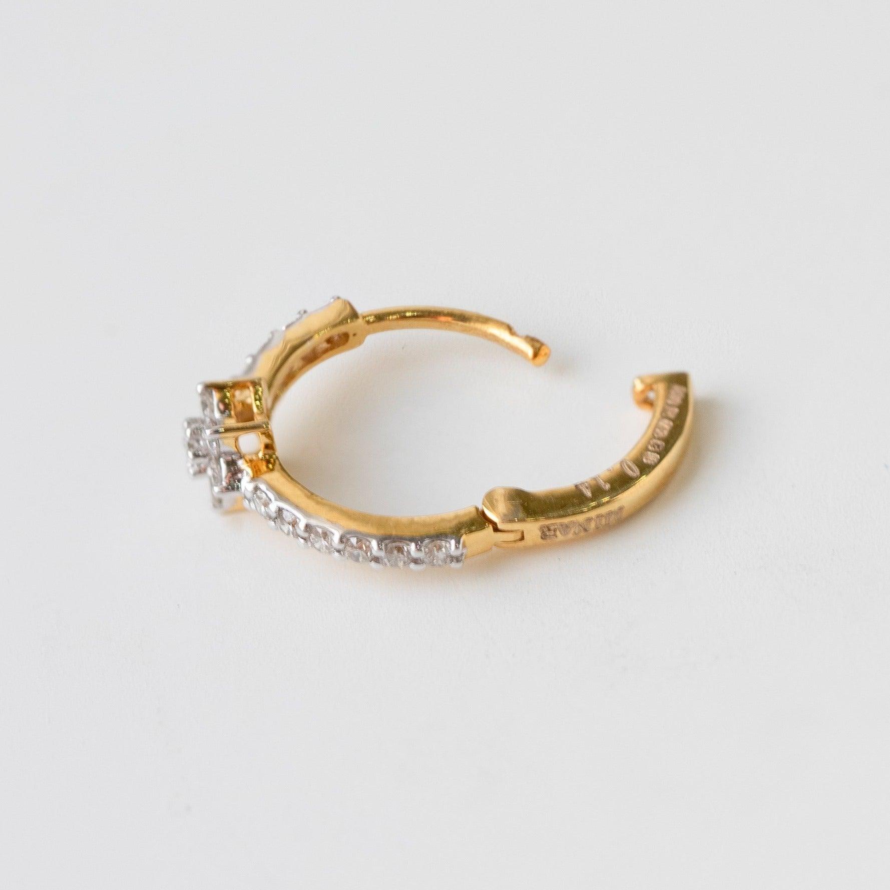 Diamond on sale nose hoop