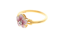 22ct Gold Flower Dress Ring (3.6g) LR-2316 - Minar Jewellers