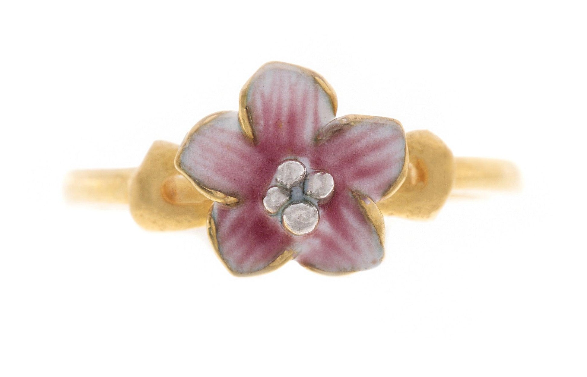 22ct Yellow Gold Flower Dress Ring, Minar Jewellers - 3