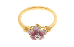 22ct Yellow Gold Flower Dress Ring, Minar Jewellers - 4