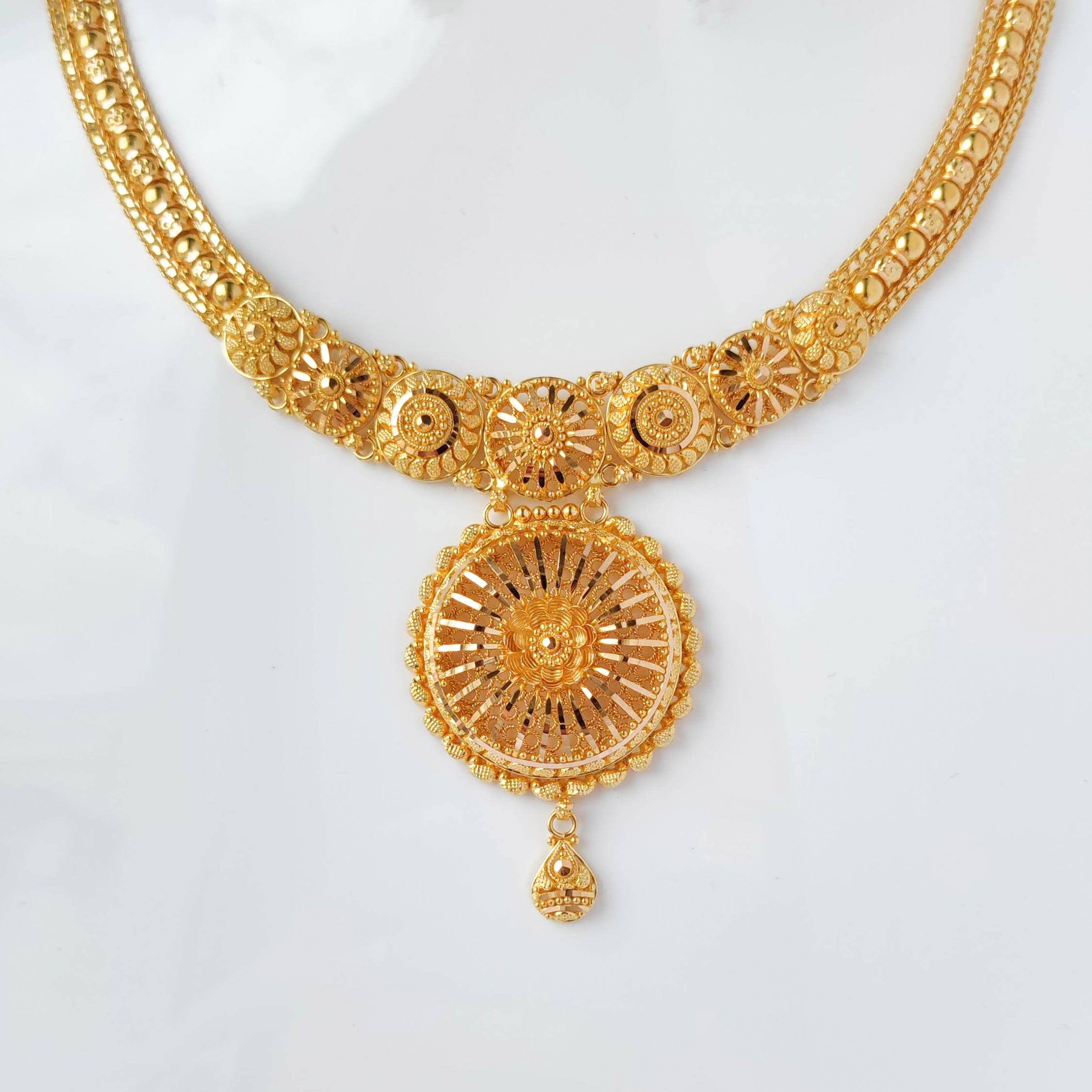 gold filigree necklace sets latest jewelry designs - Indian Jewellery  Designs