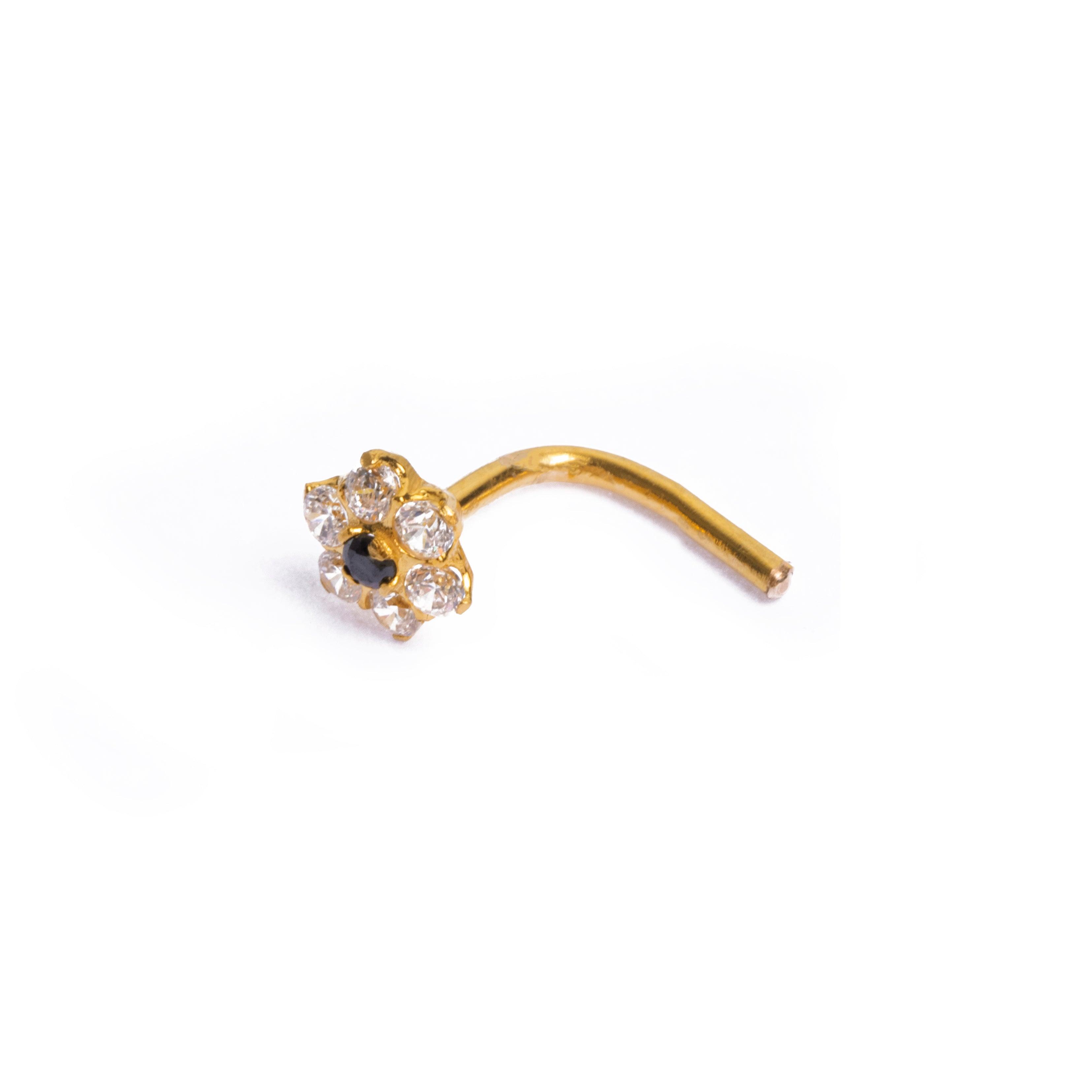 Gold nose stud design shop